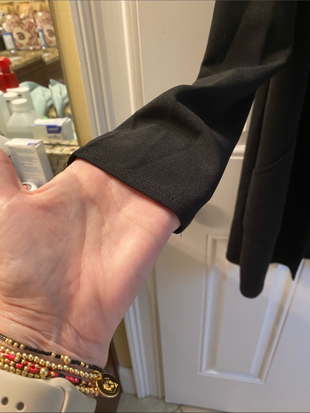 Shein Black Open-Front Women's Dress Jacket - Classic Layer - Picture 2 of 6